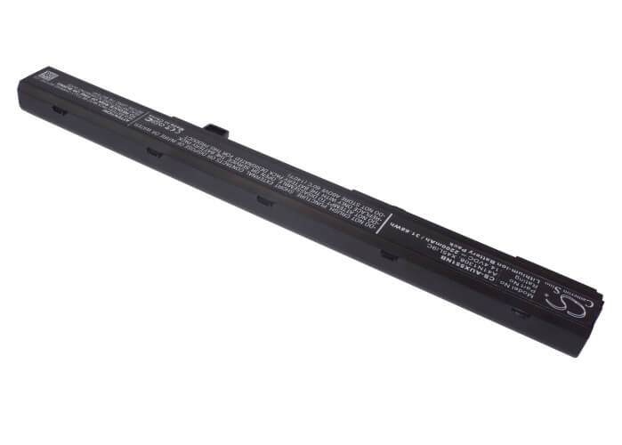 14.4V, 2200mAh, Li-ion Battery fits Asus, 90nb0341-m00910, A41, 31.68Wh