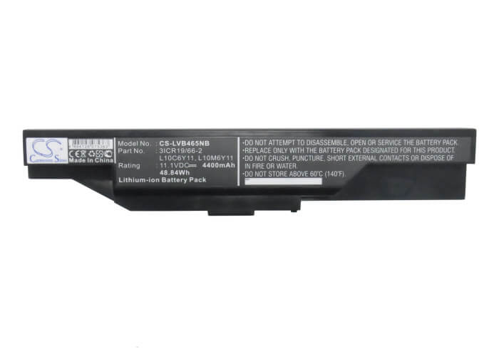 11.1V, 4400mAh, Li-ion Battery fits Lenovo, B465, B465a, 48.84Wh