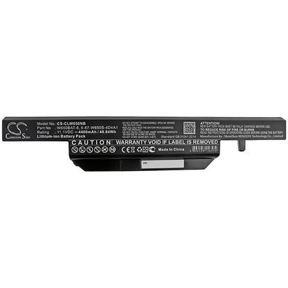11.1V, 4400mAh, Li-ion Battery fits Hasee, 670e-g6d3, G150mg, 48.84Wh