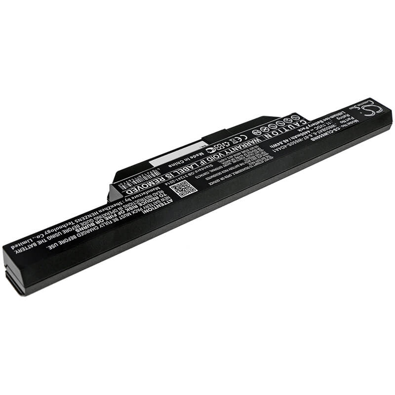 11.1V, 4400mAh, Li-ion Battery fits Clevo, S650sc, W650dc, 48.84Wh