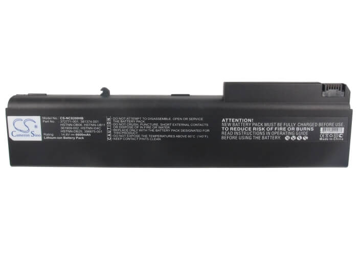 14.8V, 6600mAh, Li-ion Battery fits Hp, Business Notebook 6720t, Business Notebook 7400, 97.68Wh