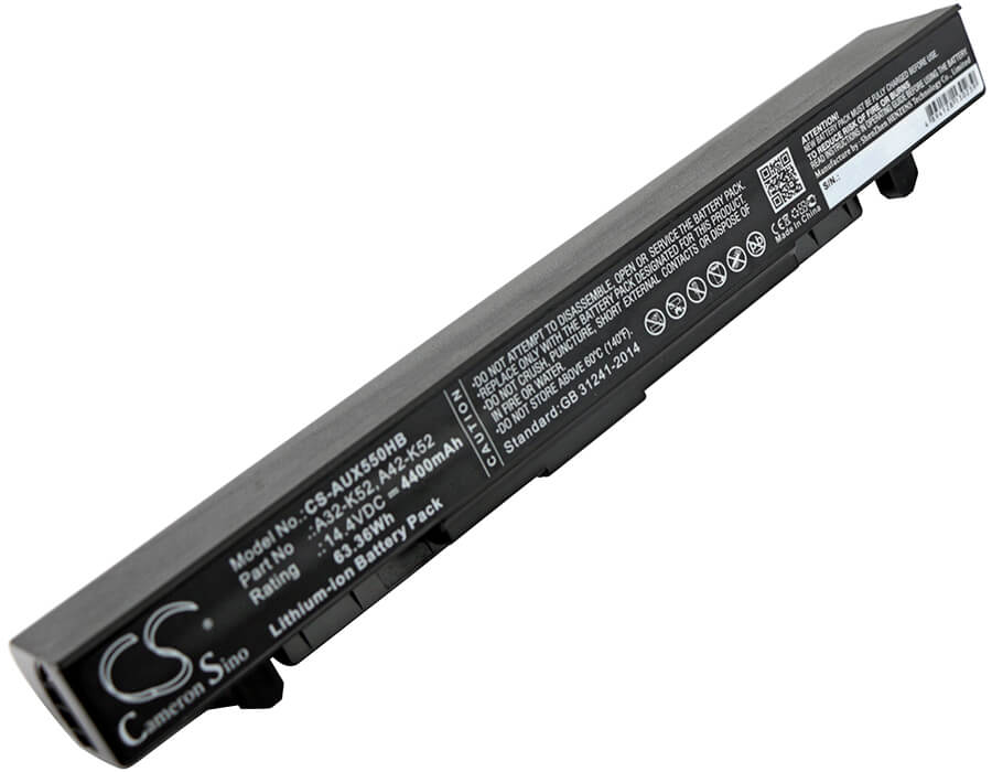 14.4V, 4400mAh, Li-ion Battery fits Asus, A450, A450c, 63.36Wh