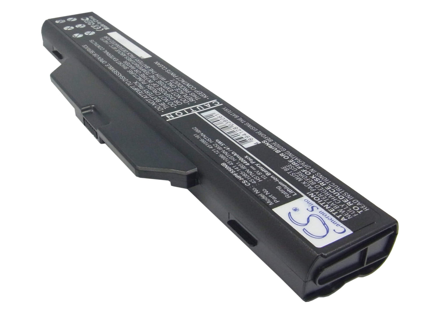 10.8V, 4400mAh, Li-ion Battery fits Hp, 550, Business Notebook 6720s, 47.52Wh