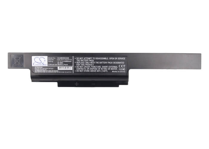 11.1V, 4400mAh, Li-ion Battery fits Hasee, A300, A350, 48.84Wh