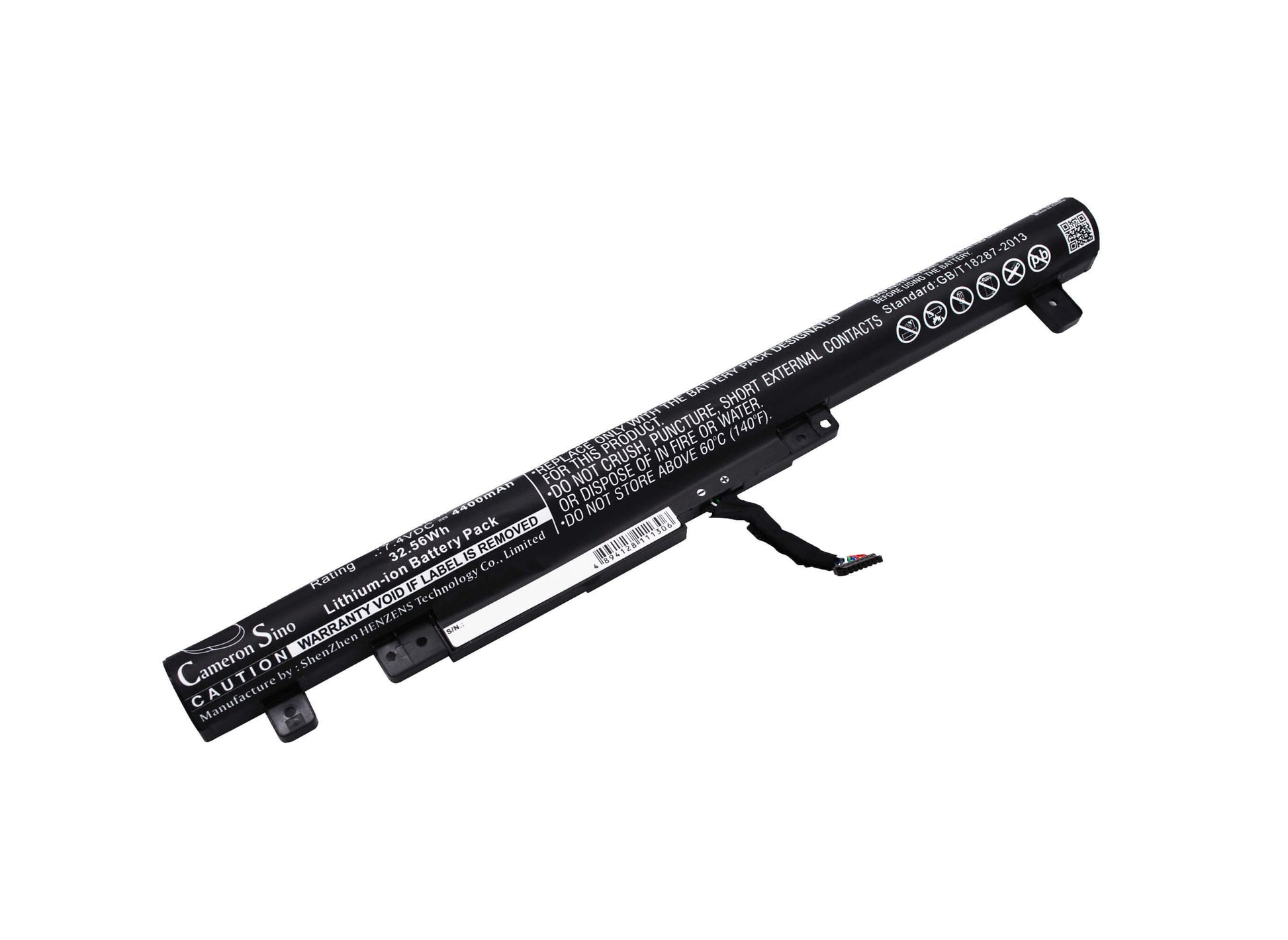 7.4V, 4400mAh, Li-ion Battery fits Lenovo, Flex 2 14, Flex 2 14 20404, 32.56Wh