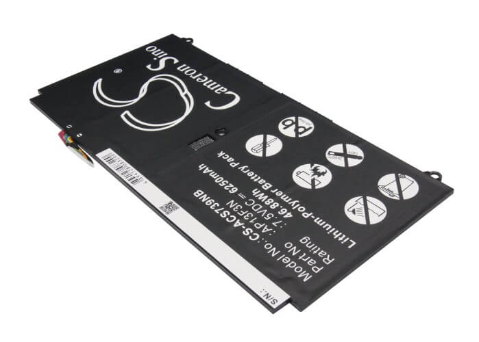 7.5V, 6250mAh, Li-Polymer Battery fits Acer, Aspire S7-391-6822, Aspire S7-392, 46.875Wh