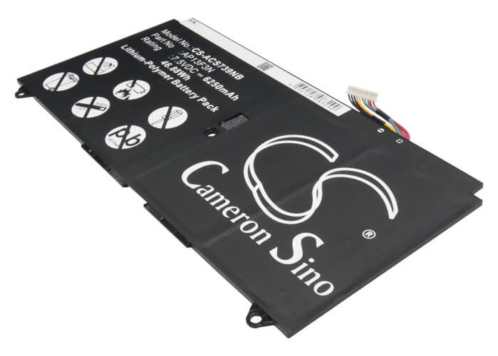 7.5V, 6250mAh, Li-Polymer Battery fits Acer, Aspire S7-391-6822, Aspire S7-392, 46.875Wh