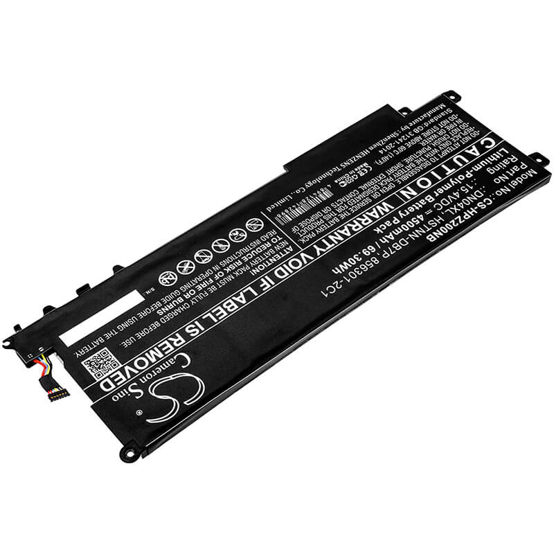 15.4V, 4500mAh, Li-Polymer Battery fits Hp, Zbook X2, Zbook X2 G4, 69.3Wh