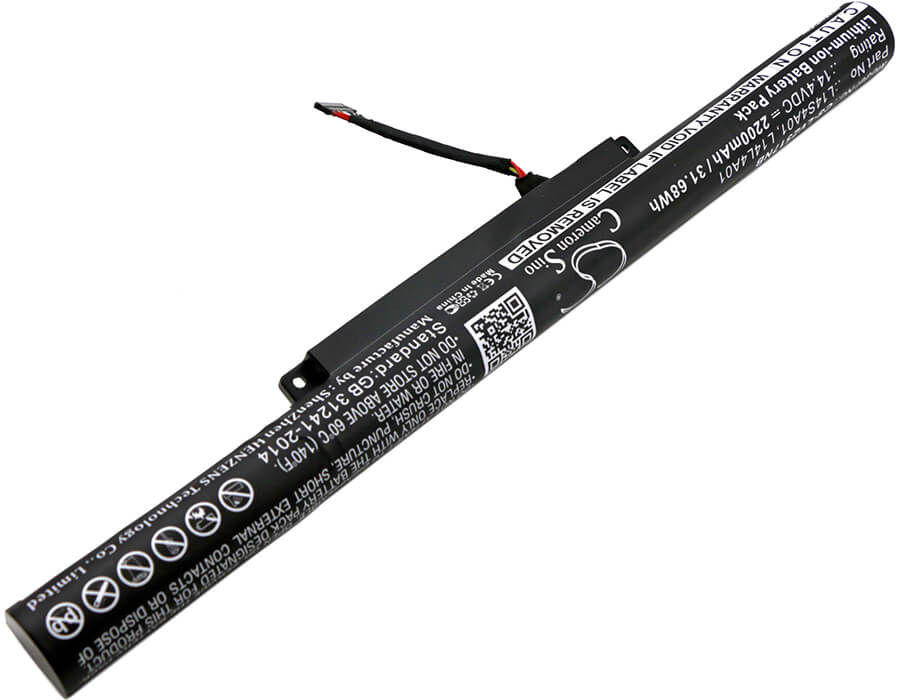 14.4V, 2200mAh, Li-ion Battery fits Lenovo, Ideapad 500-15acz (80k4) Serie, Ideapad 500-15acz (80k4001bge), 31.68Wh