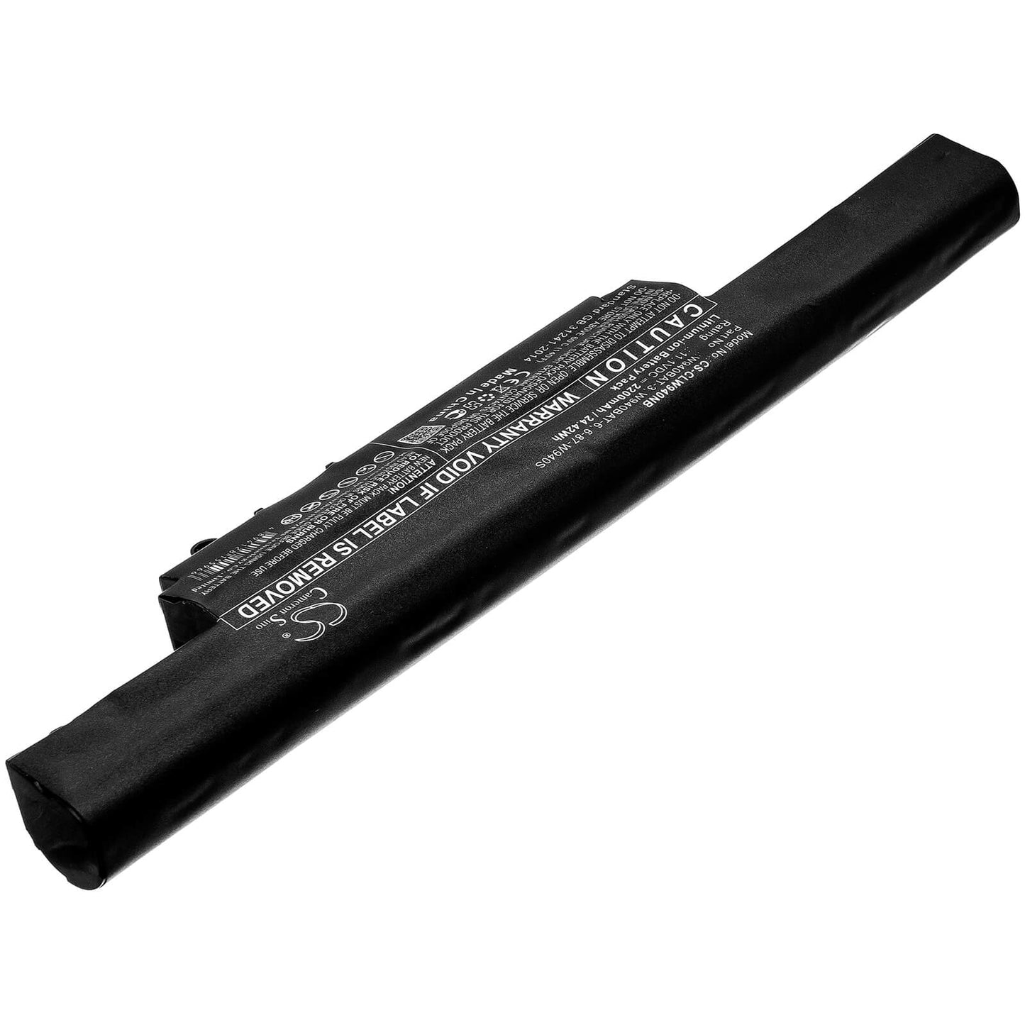 11.1V, 2200mAh, Li-ion Battery fits Clevo, Premium Tv Xs3210, W940s, 24.42Wh