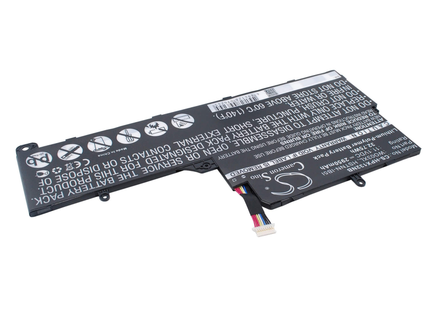 11.1V, 2950mAh, Li-Polymer Battery fits Hp, Pavilion 13-p100ed, Pavilion 13-p100el, 32.745Wh