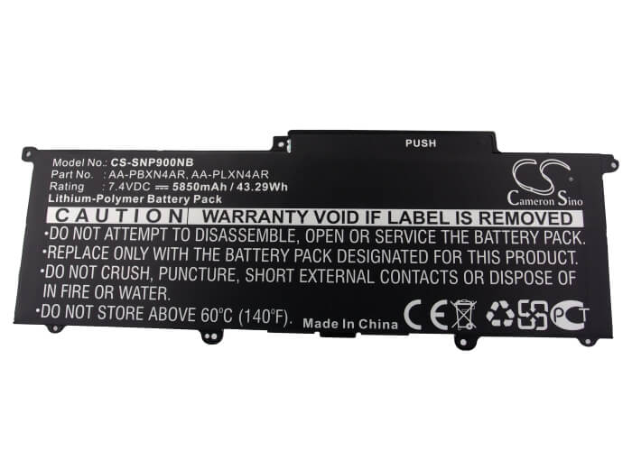 7.4V, 5850mAh, Li-Polymer Battery fits Samsung, 900x3b-a74, 900x3c, 43.29Wh