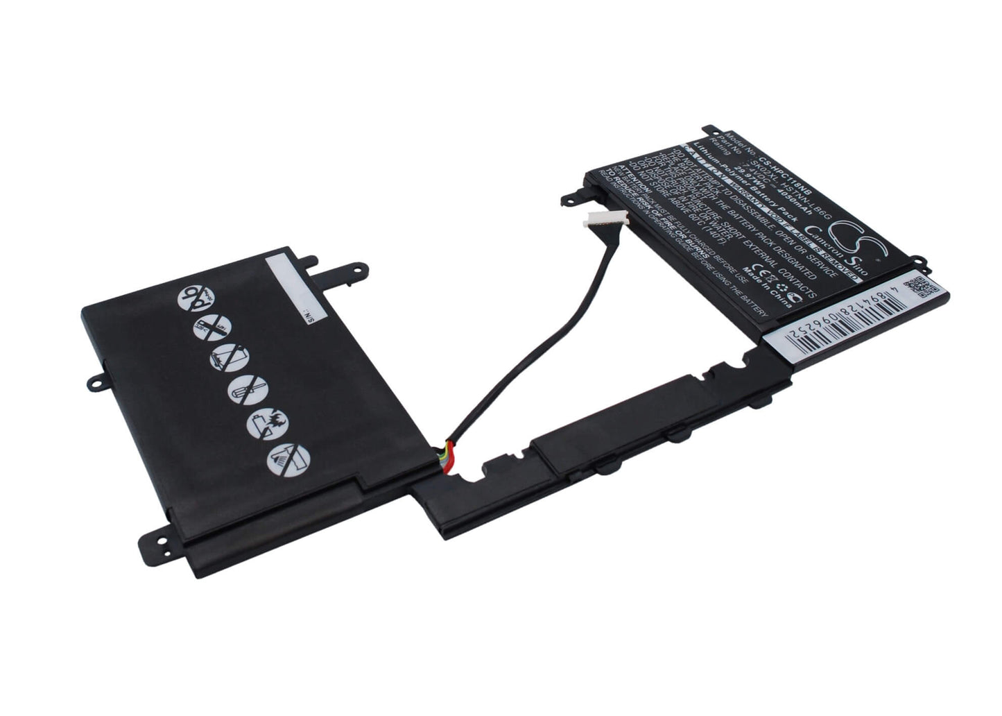 7.4V, 4050mAh, Li-Polymer Battery fits Hp, Pavilion 13-r001xx X2 Detachab, Pavilion 13-r010dx X2 Detachab, 29.97Wh