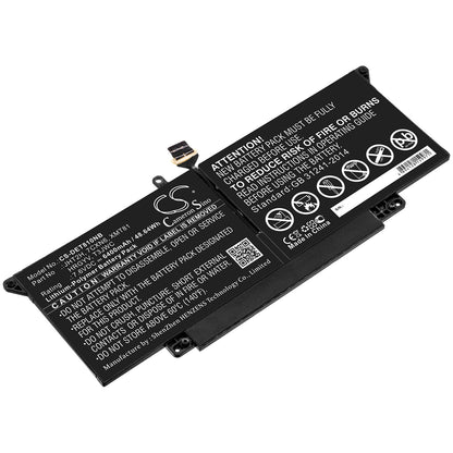 7.6V, 6400mAh, Li-Polymer Battery fits Dell, H0dn8, H0dn8+qq2-01024, 48.64Wh