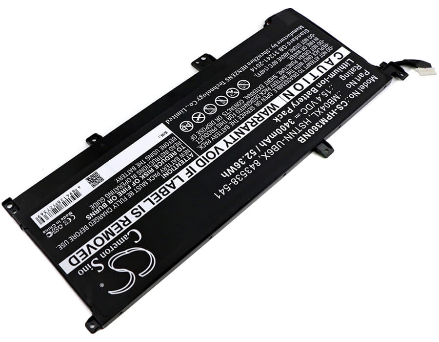 15.4V, 3400mAh, Li-ion Battery fits Hp, Envy 15-aq004ur X360, Envy X360 15-aq000, 52.36Wh