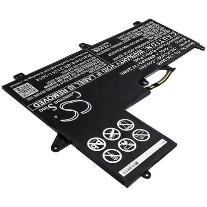 7.6V, 4900mAh, Li-Polymer Battery fits Lenovo, Air 12, Xiaoxin Air 12, 37.24Wh