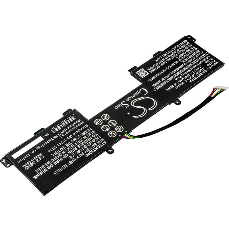 7.4V, 2700mAh, Li-Polymer Battery fits Dell, Latitude 13 7350, 19.98Wh
