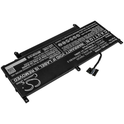 7.6V, 6750mAh, Li-Polymer Battery fits Dell, Latitude 15 9510 06df2, Latitude 15 9510 12ntw, 51.3Wh