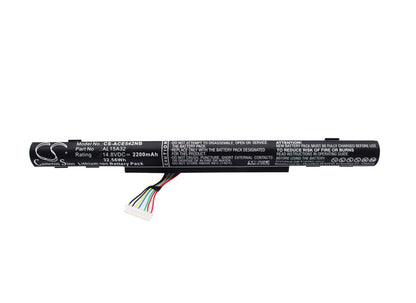 14.8V, 2200mAh, Li-ion Battery fits Acer, Aspire E5 522-64t9, Aspire E5-422, 32.56Wh