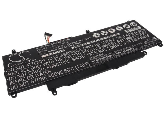 7.5V, 6540mAh, Li-Polymer Battery fits Samsung, Ativ Pro, Cs-sxe700nb, 49.05Wh
