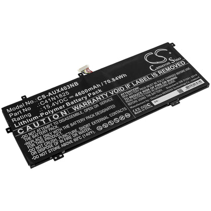 15.4V, 4600mAh, Li-Polymer Battery fits Asus, Adol I403fa, Adol14f, 70.84Wh