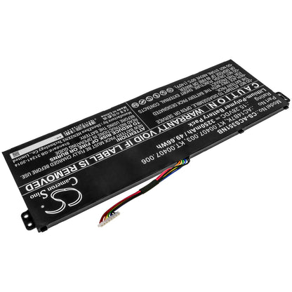 15.28V, 3250mAh, Li-Polymer Battery fits Acer, Aspire 5 A515-41g-18z3, Aspire 5 A515-52-31q2, 49.66Wh