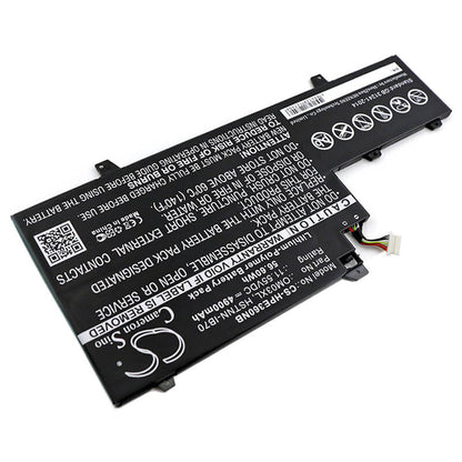 11.55V, 4900mAh, Li-Polymer Battery fits Hp, 1gy29pa, 1gy30pa, 56.595Wh