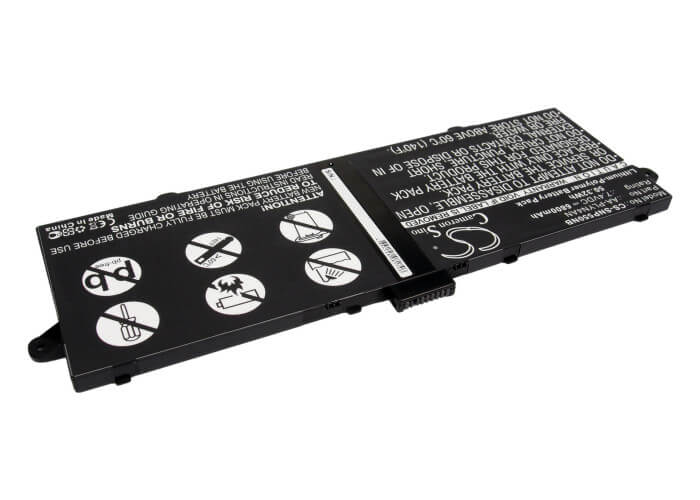 7.4V, 6800mAh, Li-Polymer Battery fits Samsung, Chromebook 550c, Xe550c22, 50.32Wh