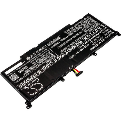 15.2V, 4050mAh, Li-Polymer Battery fits Asus, Fx502, Fx502v, 61.56Wh