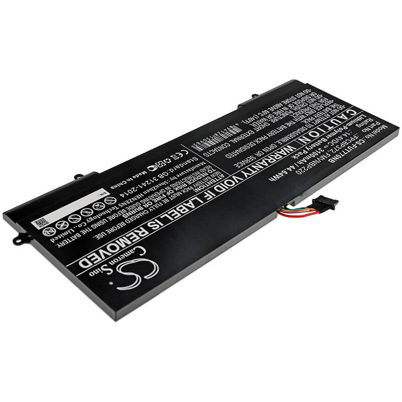 14.4V, 3100mAh, Li-Polymer Battery fits Fujitsu, Lifebook U77, 44.64Wh