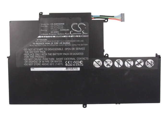 7.4V, 8200mAh, Li-Polymer Battery fits Samsung, Chromebook 2, Series 5 535u3c, 60.68Wh
