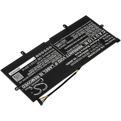 7.7V, 4800mAh, Li-Polymer Battery fits Asus, C302ca, C302ca-0041a6y30, 36.96Wh