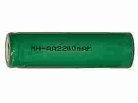 Aa 2200 mah nimh battery - flat top