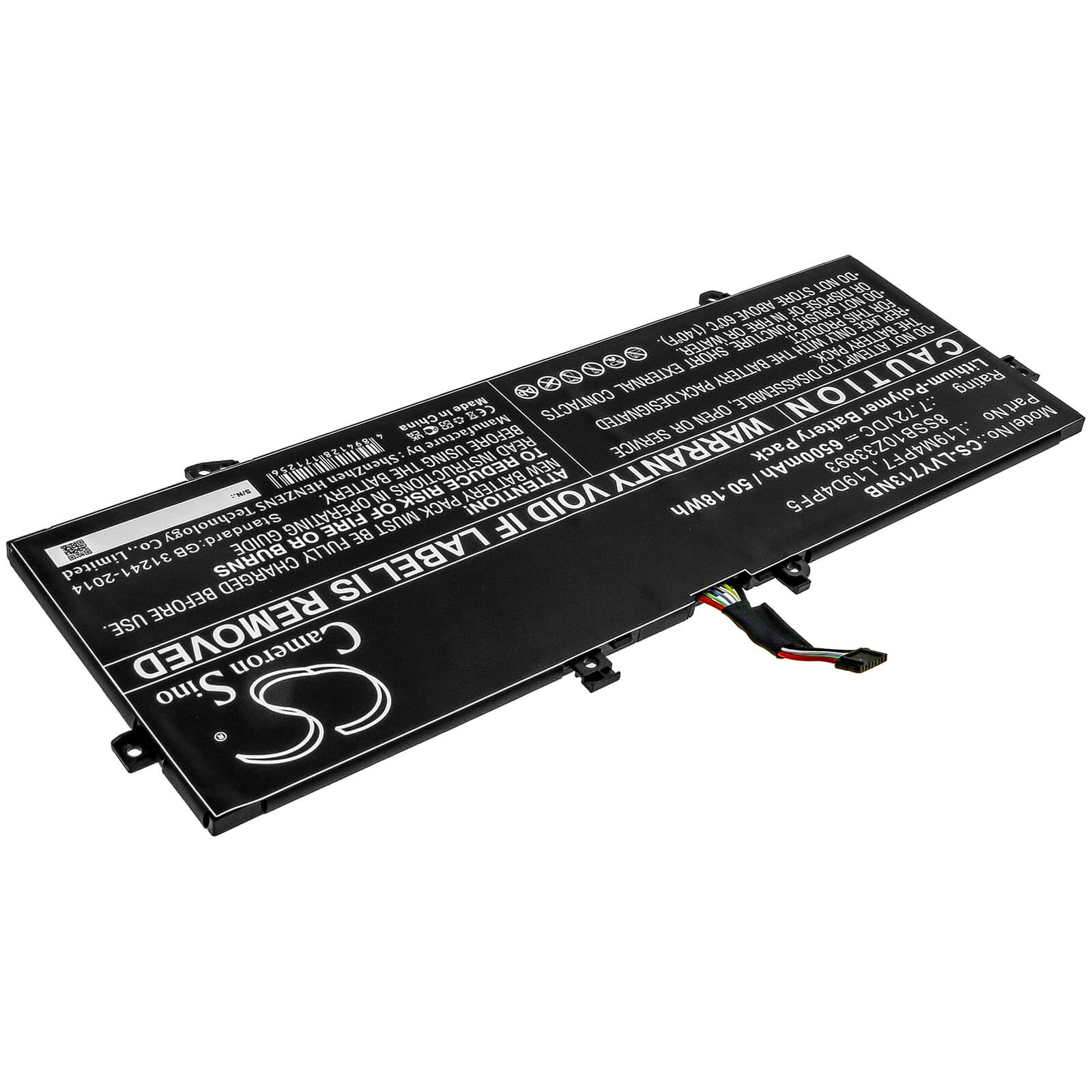 7.72V, 6500mAh, Li-Polymer Battery fits Lenovo, Yoga 13s 2021, Yoga Slim 7-13acn05, 50.18Wh