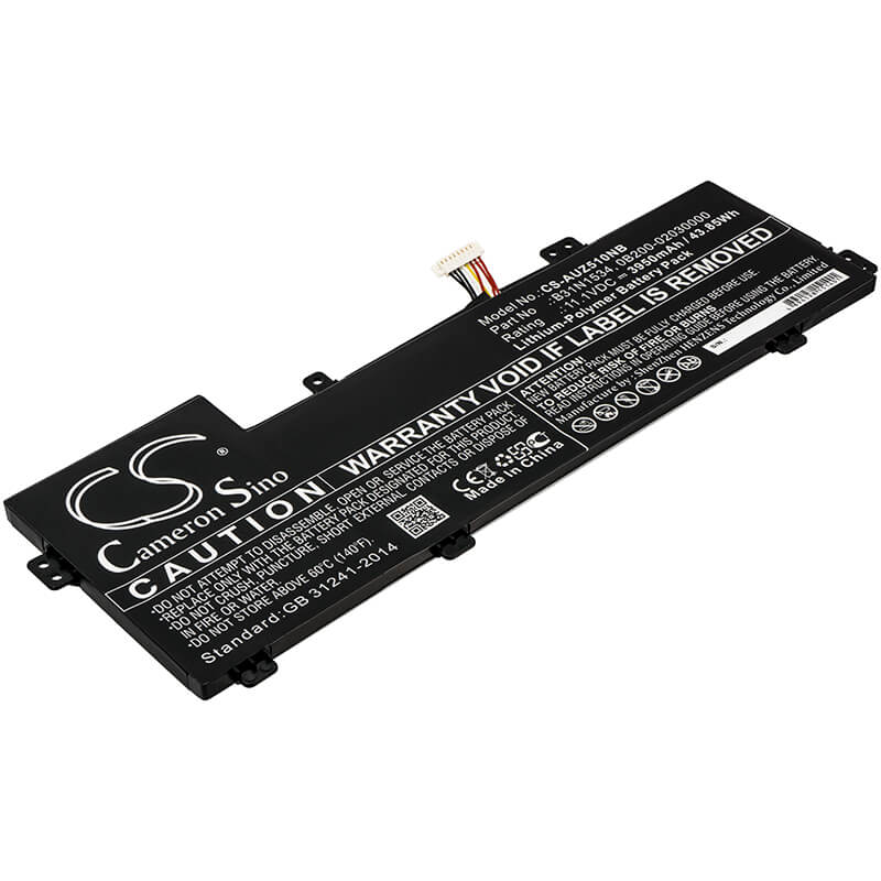 11.1V, 3950mAh, Li-Polymer Battery fits Asus, Ux510uw, Ux510uw1a, 43.845Wh