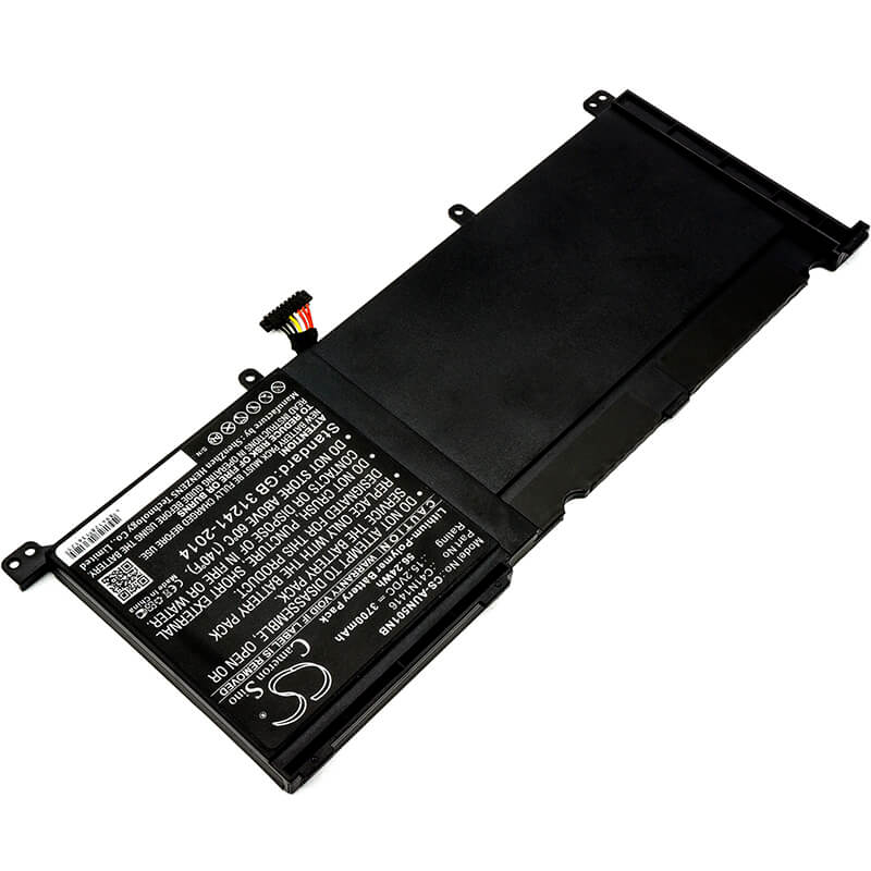 15.2V, 3700mAh, Li-Polymer Battery fits Asus, G501, G601j, 56.24Wh