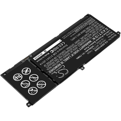 15.0V, 3450mAh, Li-Polymer Battery fits Dell, Inspiron 13 7306 2-in-1, Inspiron 14 5401, 51.75Wh