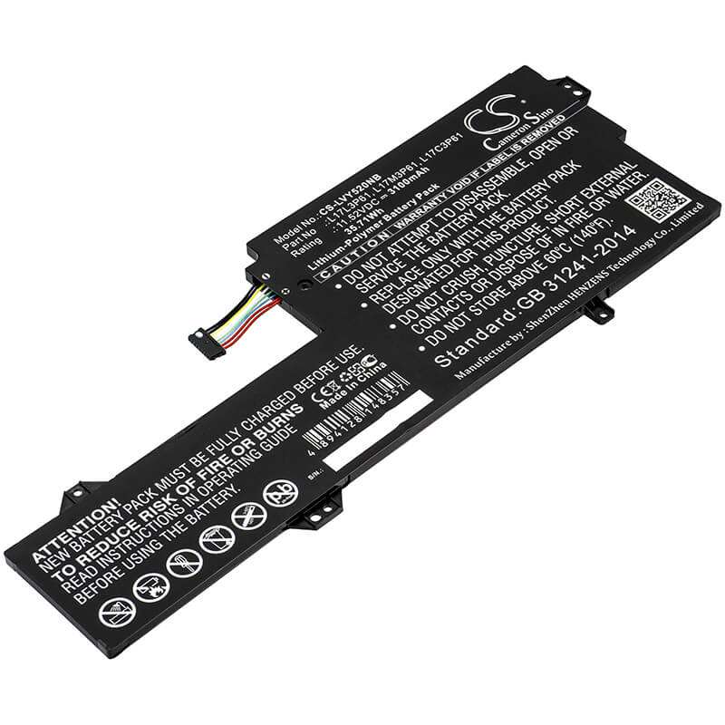 11.52V, 3100mAh, Li-Polymer Battery fits Lenovo, 7000-13, Chao7000-13, 35.712Wh