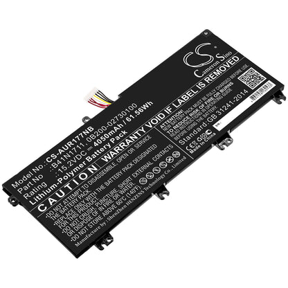 15.2V, 4050mAh, Li-Polymer Battery fits Asus, Fx503vd-0072c7300hq, Fx503vd-dm002t, 61.56Wh