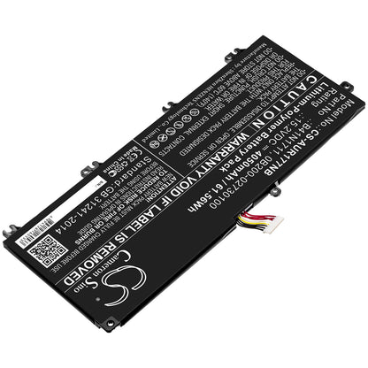 15.2V, 4050mAh, Li-Polymer Battery fits Asus, Fx503vd-0072c7300hq, Fx503vd-dm002t, 61.56Wh