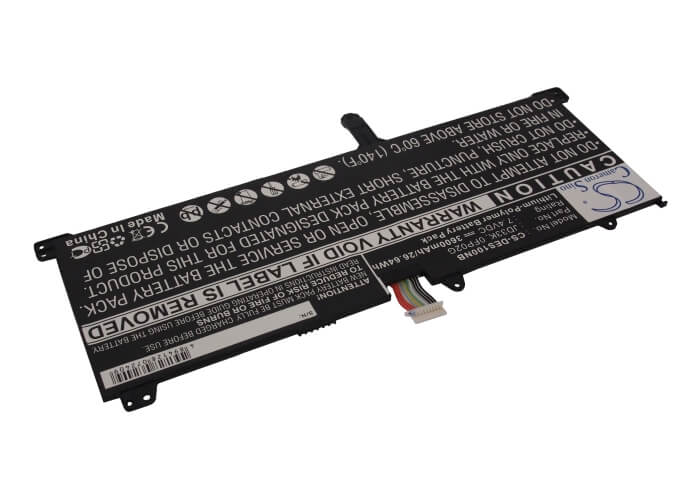 7.4V, 3600mAh, Li-Polymer Battery fits Dell, Xps 10, 26.64Wh