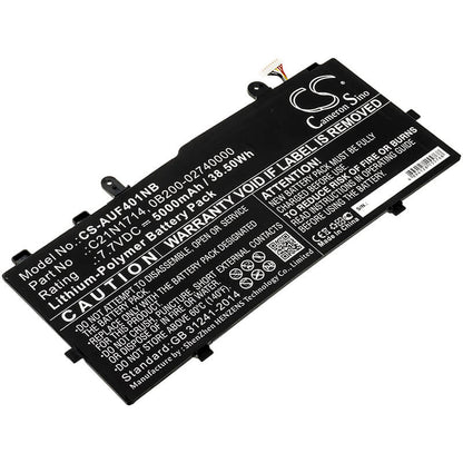 7.7V, 5000mAh, Li-Polymer Battery fits Asus, J401ca, J401ma, 38.5Wh