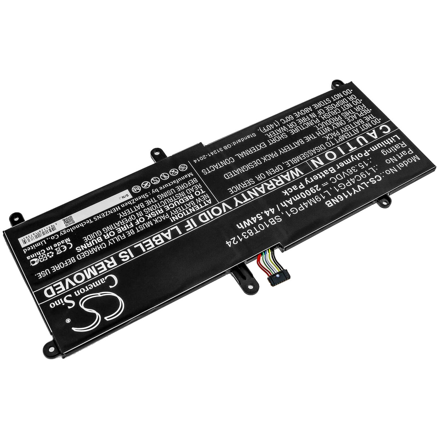 15.36V, 2900mAh, Li-Polymer Battery fits Lenovo, 11e Yoga Gen 6 20ses00100, 11e Yoga Gen 6 20ses00200, 44.544Wh
