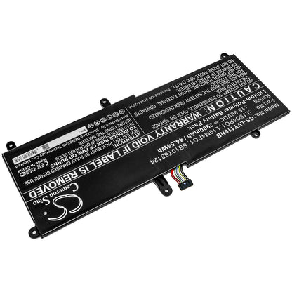 15.36V, 2900mAh, Li-Polymer Battery fits Lenovo, 11e Yoga Gen 6 20ses00100, 11e Yoga Gen 6 20ses00200, 44.544Wh