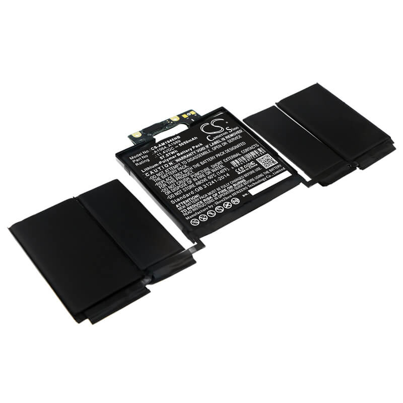 11.4V, 5050mAh, Li-Polymer Battery fits Apple, Macbook Pro 2.3 Ghz Core I5(i5, Macbook Pro 2.7 Ghz Core I7(i7, 57.57Wh