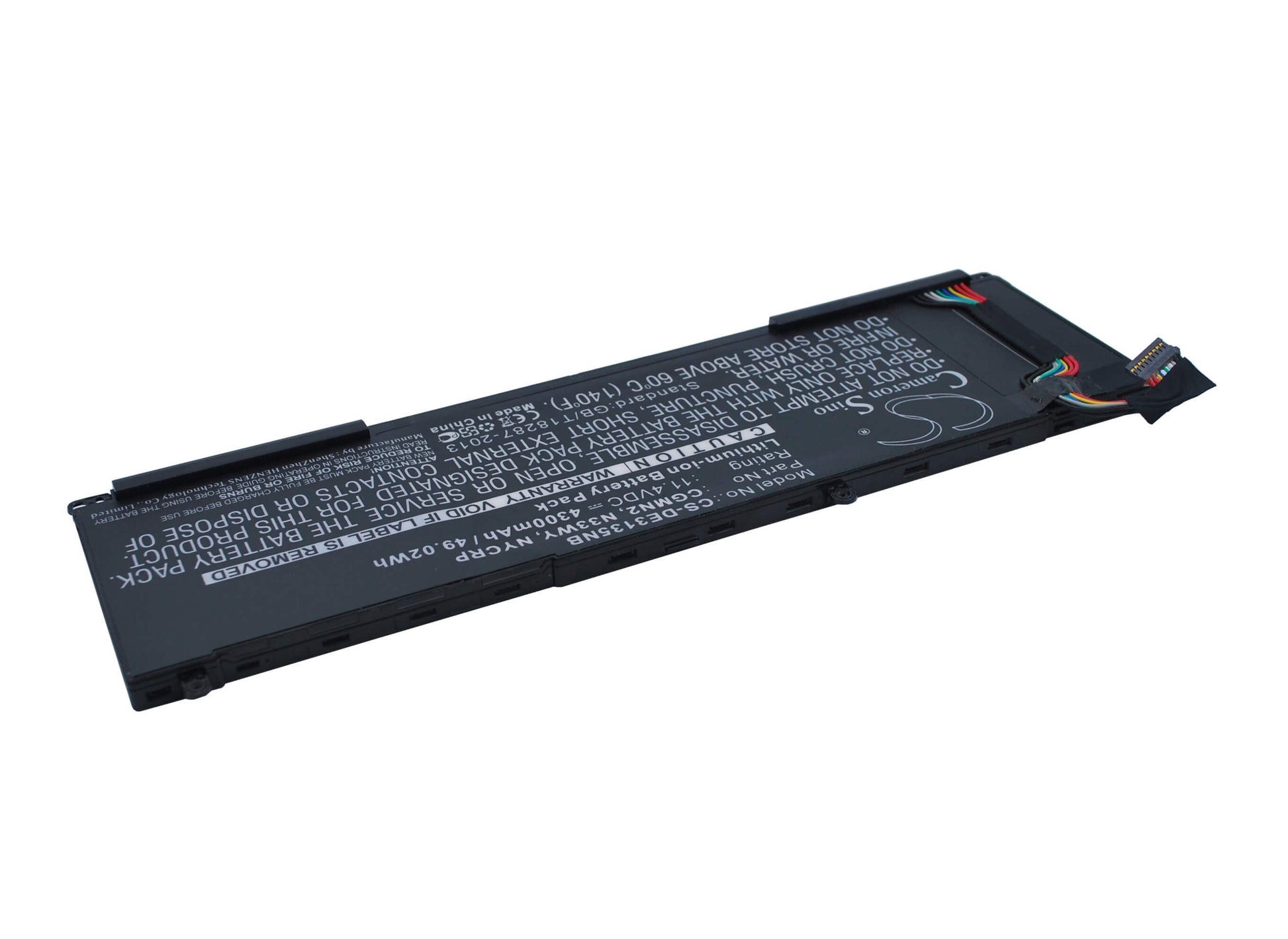 11.4V, 4300mAh, Li-ion Battery fits Dell, Inspiron 11 3000, Inspiron 11 3135, 49.02Wh