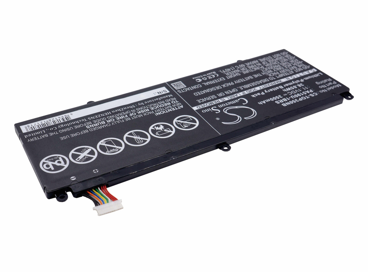 11.1V, 3500mAh, Li-Polymer Battery fits Toshiba, Click 2 Pro, Satellite P35w, 38.85Wh