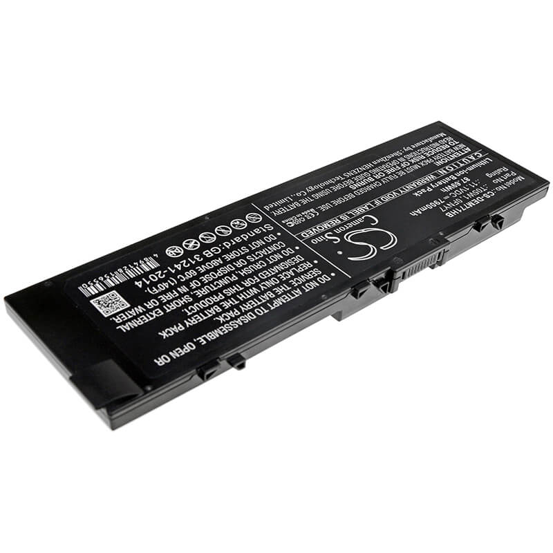 11.1V, 7900mAh, Li-ion Battery fits Dell, Precision 15 7000, Precision 15 7510, 87.69Wh