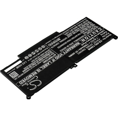 7.6V, 7500mAh, Li-ion Battery fits Dell, Ctol7480-d1506cn, Ctol7480-d1706cn, 57Wh