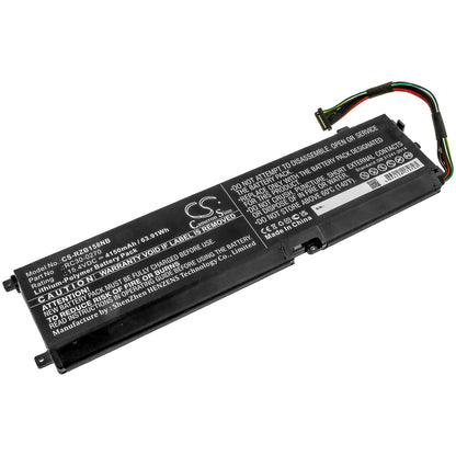 15.4V, 4150mAh, Li-Polymer Battery fits Razer, Blade 15 Base, Blade 15 Base 2018 Gtx 1660 Ti, 63.91Wh